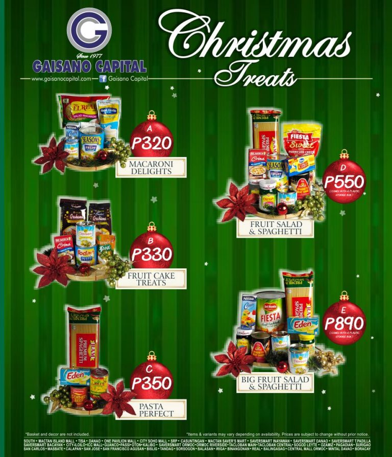 Christmas Treats Gaisano Capital